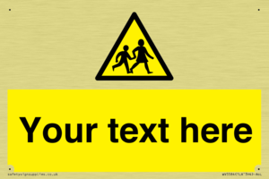 Custom Warning children Sign